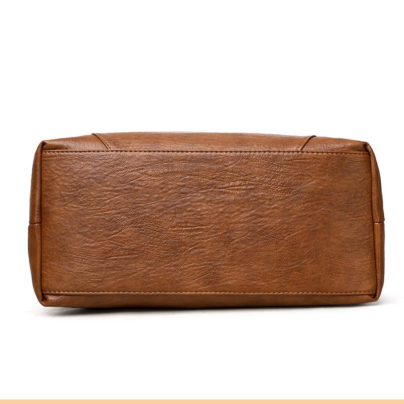 Large Capacity Tote Bag Women's Shoulder Bag Commuter Crossbody Bag Soft Leather Underarm Bag