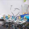 Creative Swan Statue Elegant Crystal Desktop Ornaments Crystal Swan Figurine  Home Decoration