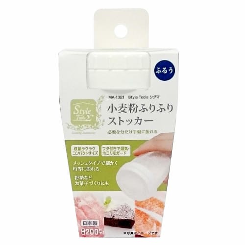 

Bestco Flour Sifter, White, 11.5 x 7cm, Style Tools, Flour Shaker, Made in Japan, MA-1321