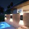 Solar Trapezoid Garden Wall Light With Led Lamp For Outdoor Decor And Pathway Illumination