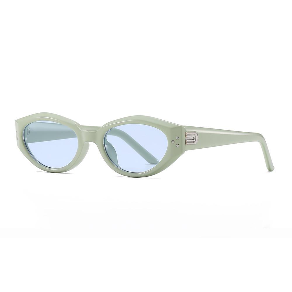 Vintage Cat Eye Sunglasses Women Uv400 Polarized Resin Frame For Outdoor Sun Protection