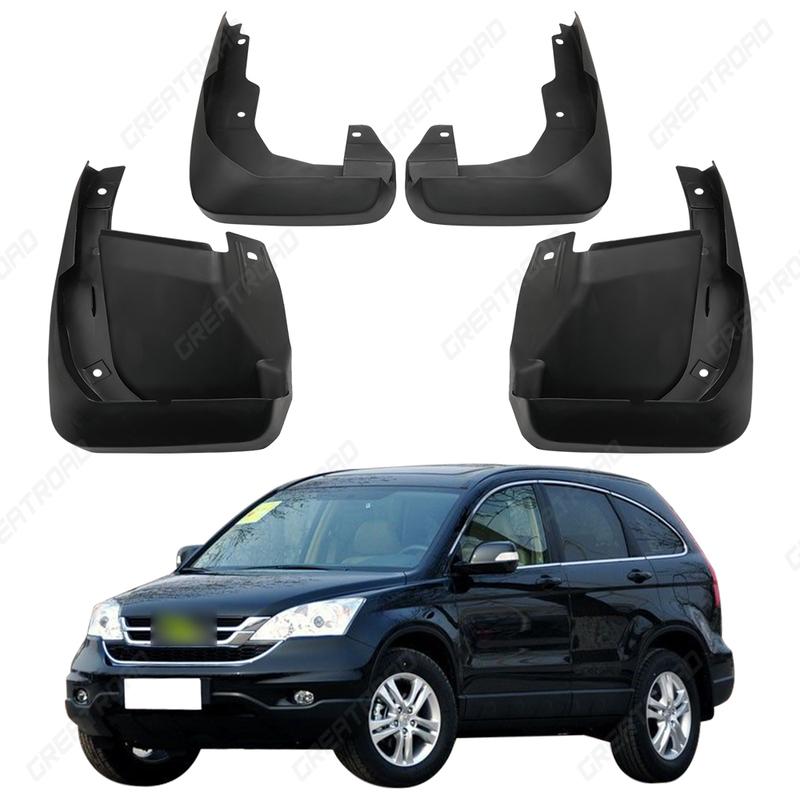 4Pcs Durable ABS Mud Flaps For Honda CRV 2007-2011 2008 2009 2010 Car Mud Flaps Fender Guards Easy Tall Auto Accessories