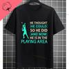 Unisexs Casual Crew Neck Tshirt With Geometric Badminton Players Print Fashion Shortsleev Cotton Tshirt Allseason Sportswear