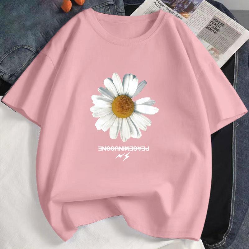 Fashion T-shirt, Solid Color T-shirt, Women's Collar Short Sleeved T-shirt