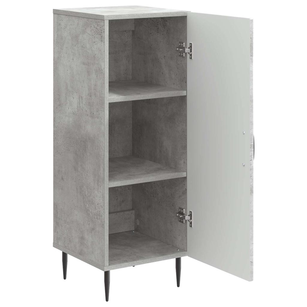 Sideboard Concrete Grey 33 x 34.5 x 89.5 cm Particleboard