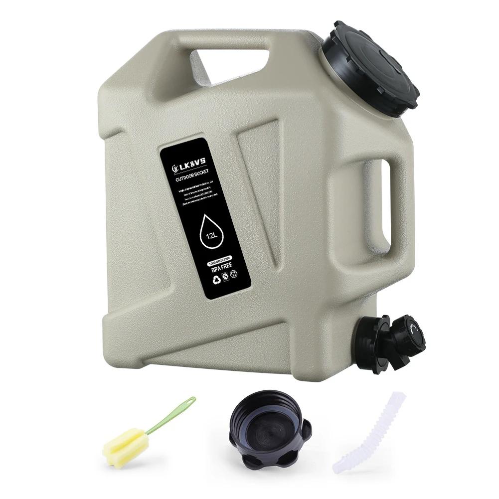 10/11/12L Car Water Bucket Large Capacity Camp Water Container Outdoor Water Bucket Portable Car Water Tank for Cooking Picnic