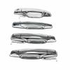 4pcs Chrome Car Outer Exterior Door Handles for Tahoe GMC Yukon Sierra Denali 2007-2013 Front Rear Left Right Door Handle