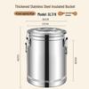 Three-Layer Stainless Steel Insulated Lunch & Tea Bucket with Faucet