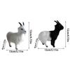 Simulation Goat Plush Toys Cute Goat  Figurine Ornament Goat Plush Doll  Yard