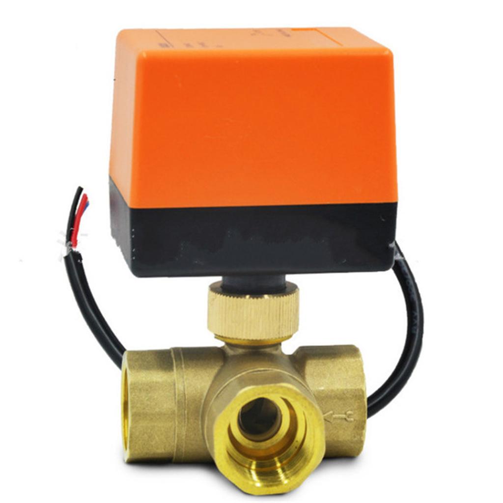 AC220V DC12V AC24V DC24V Electric Ball Valve Motorized Ball Valver ball valve with electric actuator DN15 DN20 DN25 DN32 DN40 Inlet Specification : DN20, Voltage : DC12V