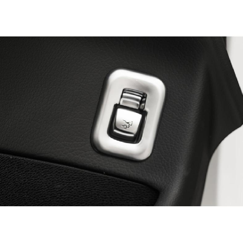 For Mercedes-Benz GLC 2016-21 Silver ABS Tailgate Rear Door Handle Frame Trim 1X