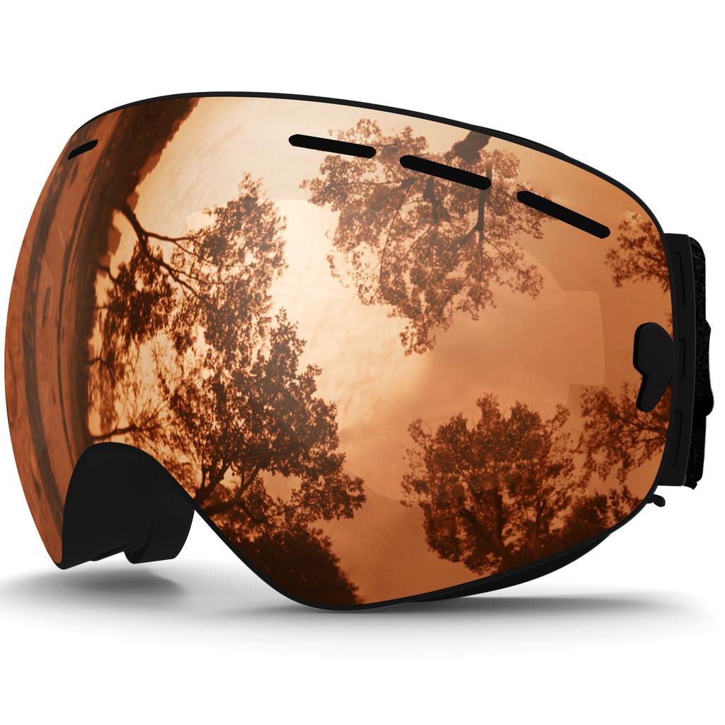 Ski Goggles Winter Snow Sports Anti-fog UV Protection for Men Women Youth Interchangeable Lens Premium Goggles