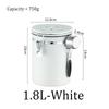 Stainless Steel Coffee Sealed Can Coffee Bean Storage Can with Date Tracker  with Spoon One Way Exhaust Preservate Cafe Use