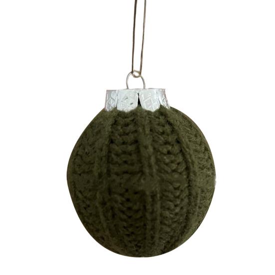 Crochet Ball Christmas Ornaments Handmade Knitted Ball Christmas Tree Ornaments Rustic Hanging Decoration for Winter Holiday Home Decor