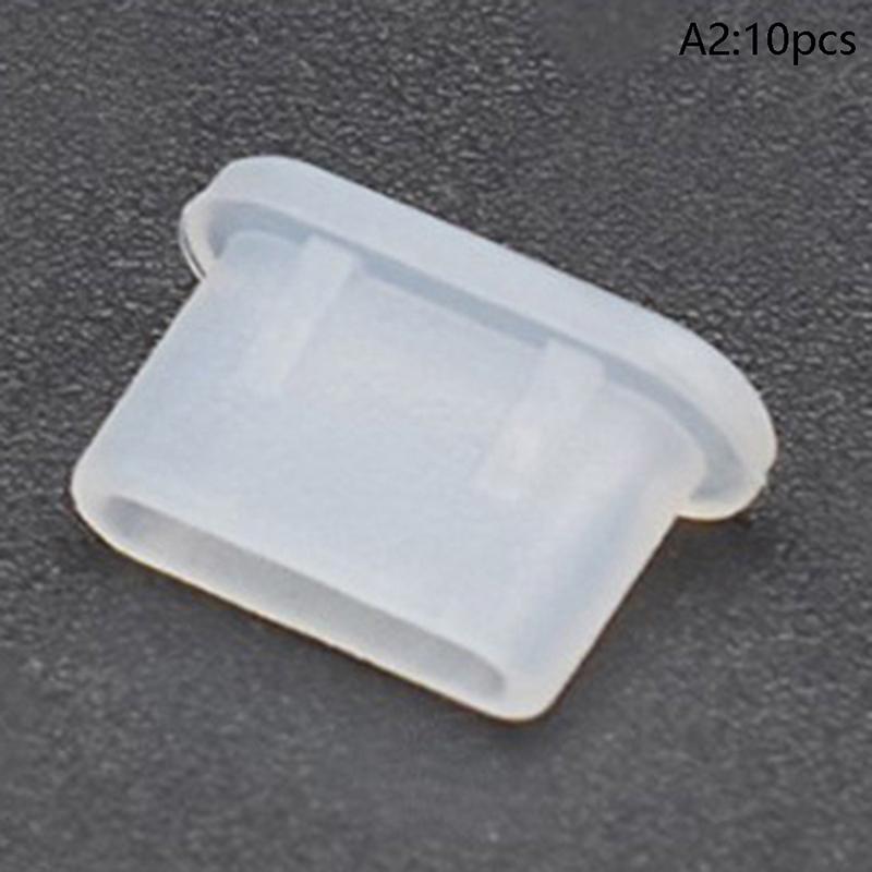 10Pcs Type-C Dust Plug Usb Charging Port Protector Silicone Cover For Phone Accessories
