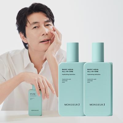 Monsieur J Basic Aqua Moisture Soothing All-in-One 200ml 1, 2