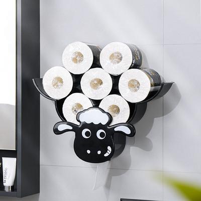 Funny Sheep Toilet Roll Holder Bathroom Paper Standing Shelf Tissue Paper Roll Storage Toilet Paper Racks
