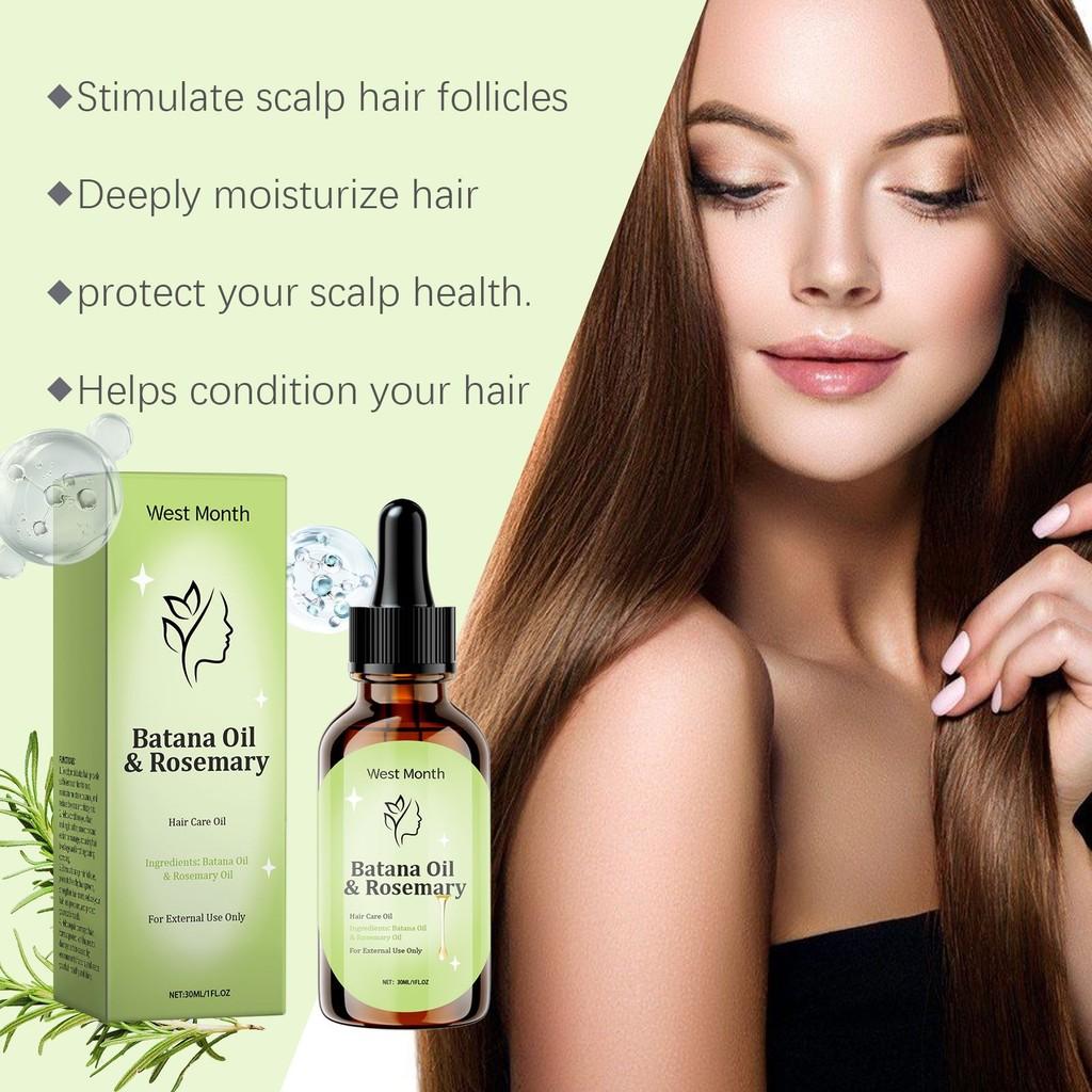 West Month Rosemary Hair Oil Nourishing Strengthening Silky Smooth Fragrance 30ml