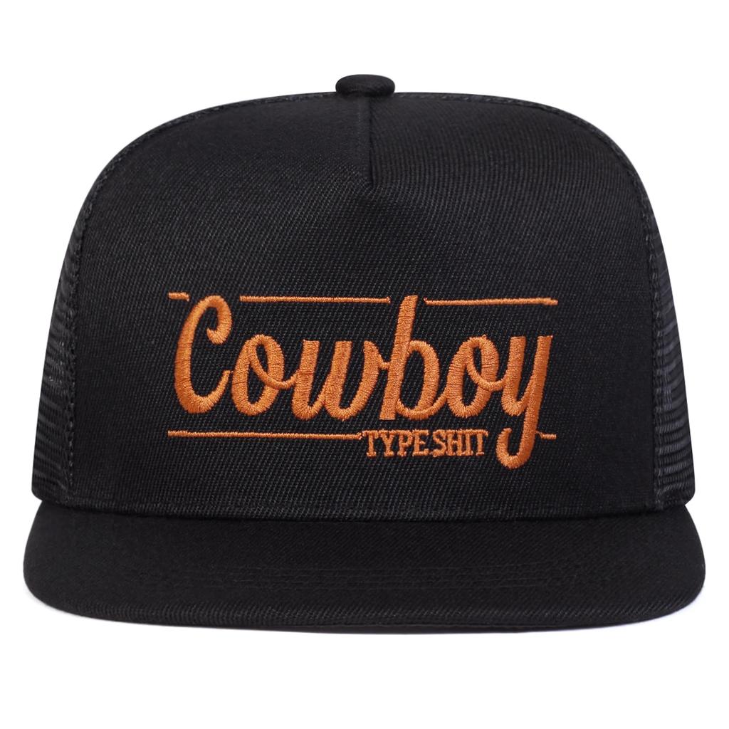 Net Hip-Hop Stitching Stitched Embroidered Alphabet Cowboy Neutral Gender Women Men For Hats Spring Summer Outdoor Adjustable Casual Baseball Caps