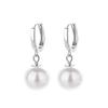 French Elegant Bead Pearl Earrings Temperament Niche Design Sense High Sense Earrings Earrings Plain Ring