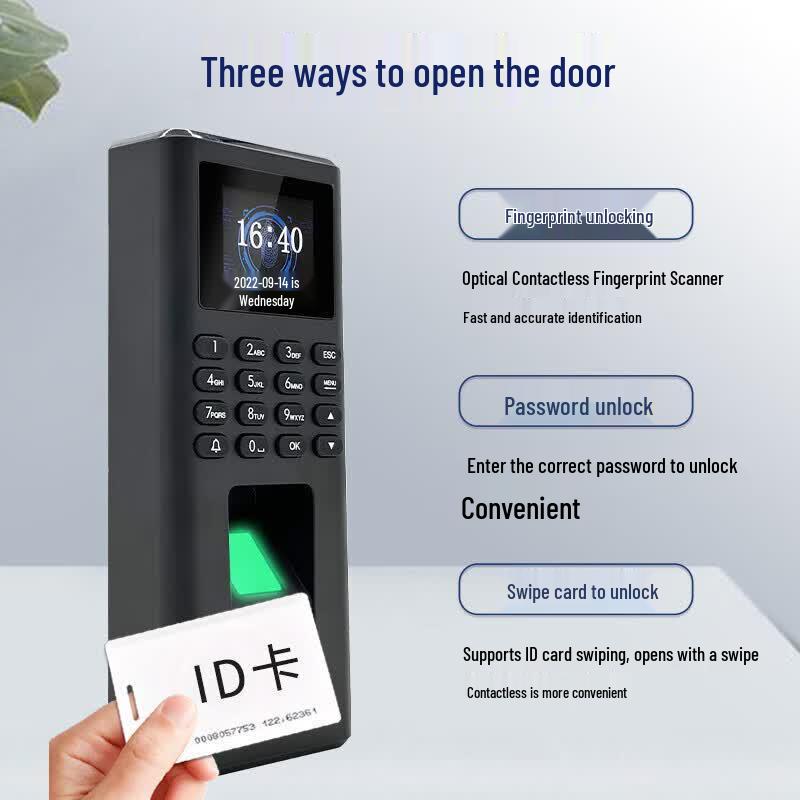 ZD F05 Fingerprint Time Attendance & Access Control System CN Plug (adapter Included)