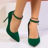 Fashion Women Super High Heels Shoes Sexy Pointed Toe Sandals Trend Spring New Women Pumps Elegant Fashion Dress shoes Zapatos De Mujer
