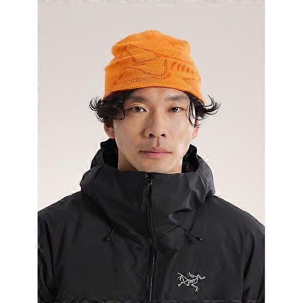 Arc'teryx Czapka zimowa z motywem głowy ptaka Niebieska z dzianiny z wełny merynosów Unisex Niebieska