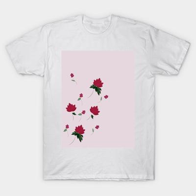 T Shirt Women Flower Power Harajuku Print Kawaii Tshirt Summer Short Sleeve Female T-Shirt Top Tee