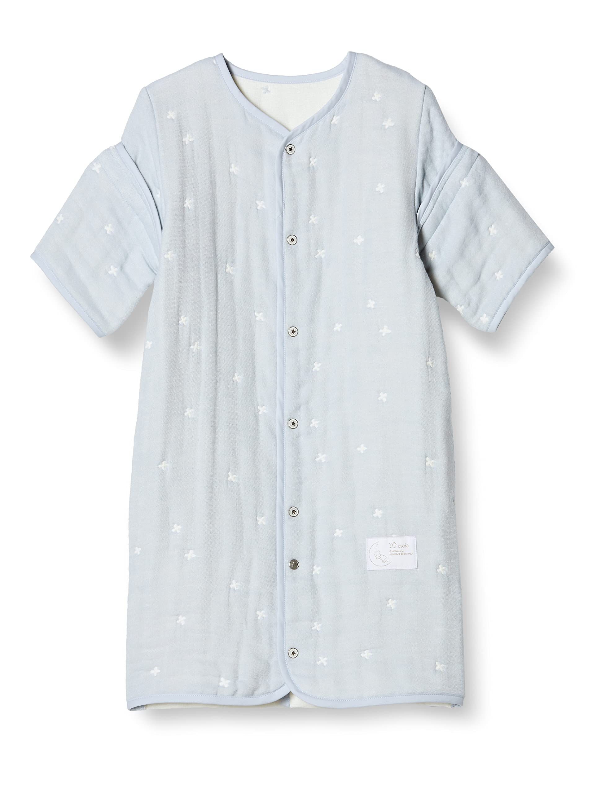 

6way Fukufuku Gauze Powder 22151021 [10mois] Sleeper, (6-ply gauze), Blue,