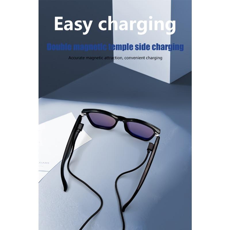 Smart glasses, Bluetooth glasses blue light lenses magnetic sunglasses UV resistant listening to music and making calls