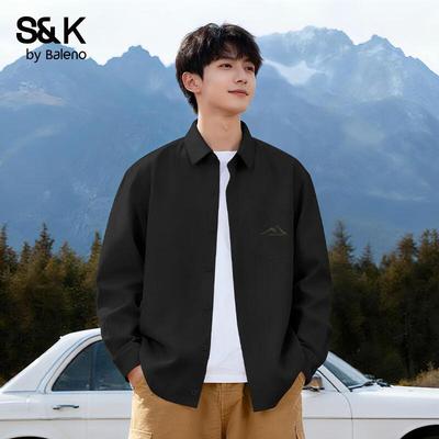 Baleno Men's S&K Corduroy Fleece-Lined Long-Sleeve Shirt Jacket