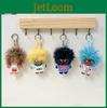 Unique Cartoon Plush Keyring With Pp Cotton For Kids And Teen Accessories