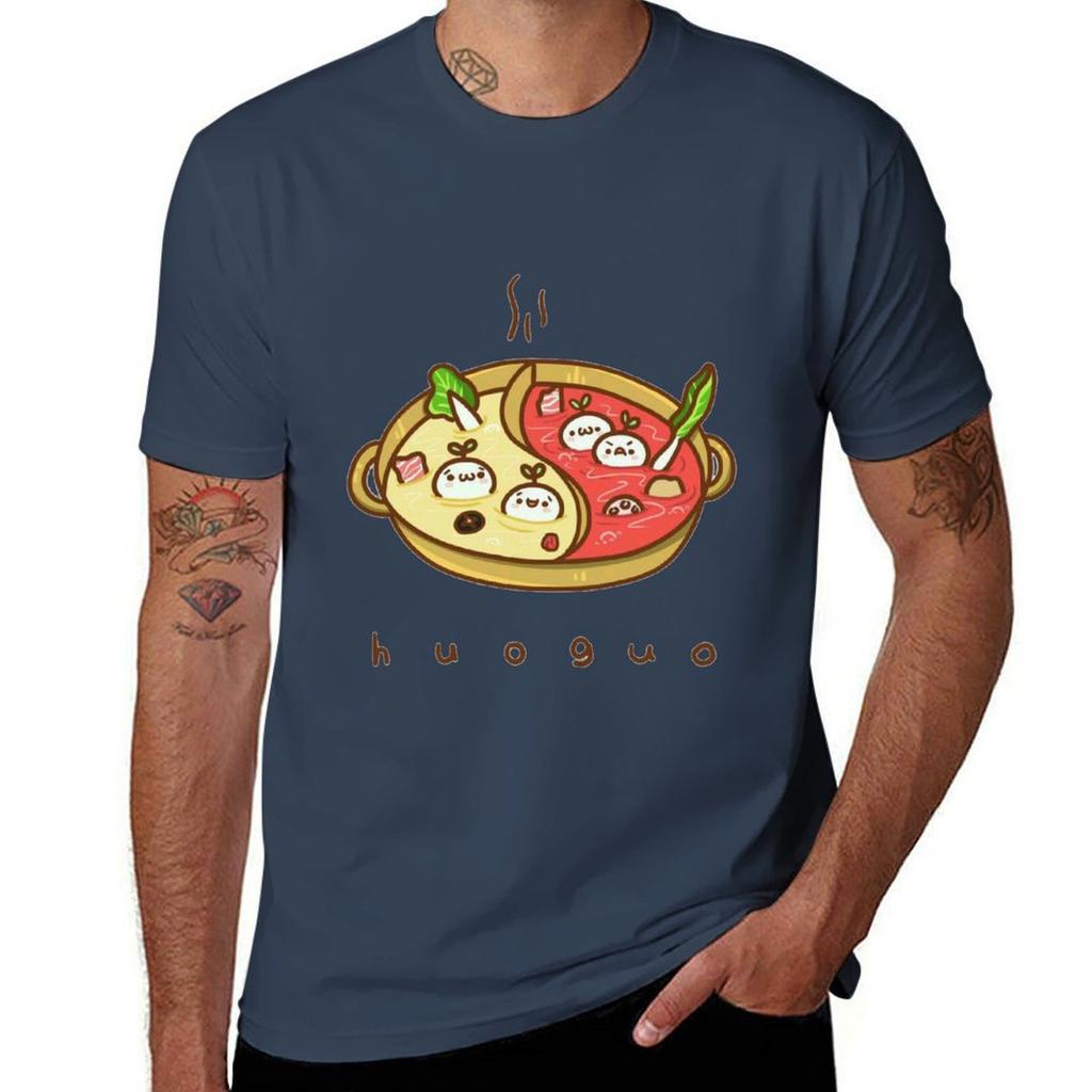 Guo Shirts t t Huo T-Shirt Baumwolle lustig 100% Marke Humor dunkles Shirt Luxus Männer