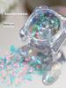 1box Nail Art Glitter Stars Aurora Opal Sequins Nail Rhinestones Gradient Polarized Watercolor Magic Nail Decoration Kit