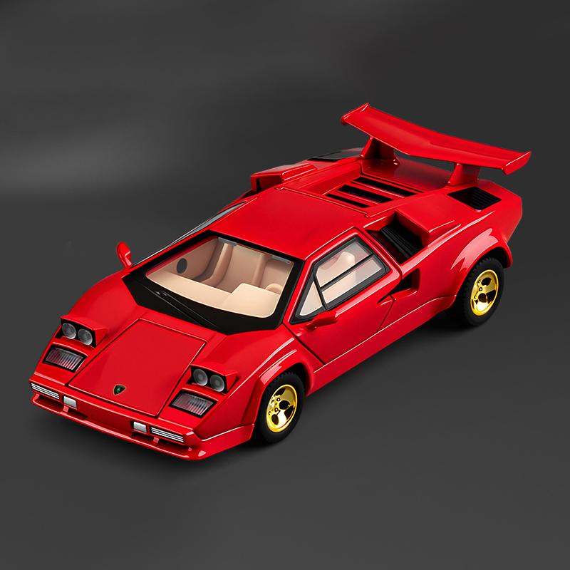 1:32 Lamborghini Countach LP500S Diecast Model Toy Cars for Children Miniature Vehicle Boys Toy Car Games Children Children Toys