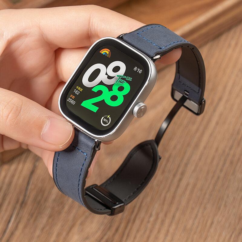 

Для Xiaomi Redmi Watch6 4 5 Ремешок Магнитный Браслет Ремешок для часов Для Mi Band 8Pro Силиконовый Браслет Сменные Аксессуары Correa полуночно-синий
