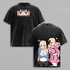 Anime My Dress-Up Darling Kitagawa Marin Fashion Washed Oversized T Shirt Short Sleeve 100% Cotton Tees Clothes Men T-shirt