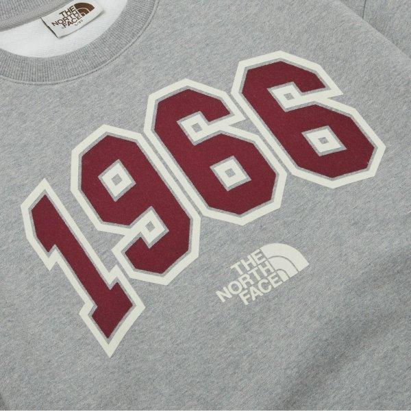 [north Face Official] Nm5mp51l White Label 1966 Logo Sweatshirt