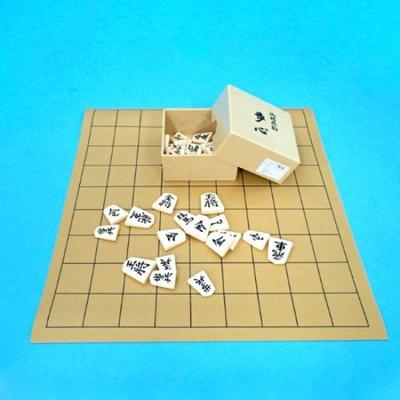 Shogi PVC Shogi Board and Plastic Komahoshin Set Set