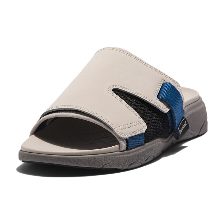 Timberland Casual Sports Rubber Sole Slide Sandals Men Footwear White Black A2CD1F48
