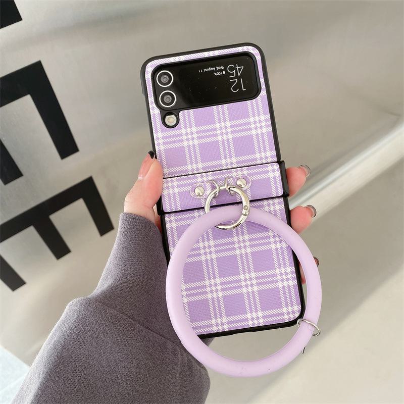 

Маленький чехол для мобильного телефона Tide с браслетом Fresh Grid Samsung ZLFIP3/ZLFEP4 — комплексная защита Samsung ZLFIP3