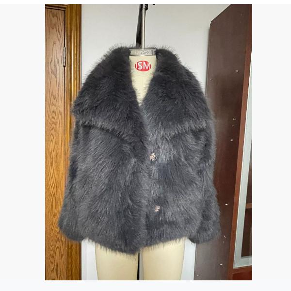 Fur Big Lapel Faux Fur Coat Short Fashion Fox Fur Coat Fluffy Plush Women's Clothing
