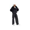 adidas Originals Giacca Piumino Velvet Comoda Zip-Up Collo Alto Maniche Lunghe Giacca Donna Nera IW8439