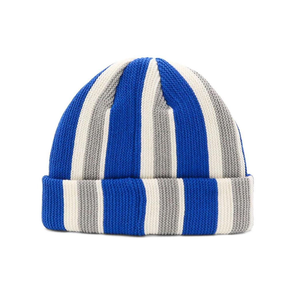 Knit FREE BASIC CUFF KNIT STRIPE GRY ROY [New Era] Hat, Stripe, Grey/Royal,