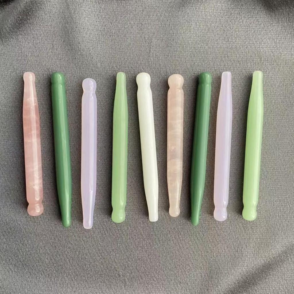 Jade Acupoint Scraping Stick for Face and Body