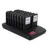 Restaurant Pager System 1 to 16 Vibration Buzzer Flashing Modes 433.92MHz 500m 999s Wireless Calling System Food Buzzer