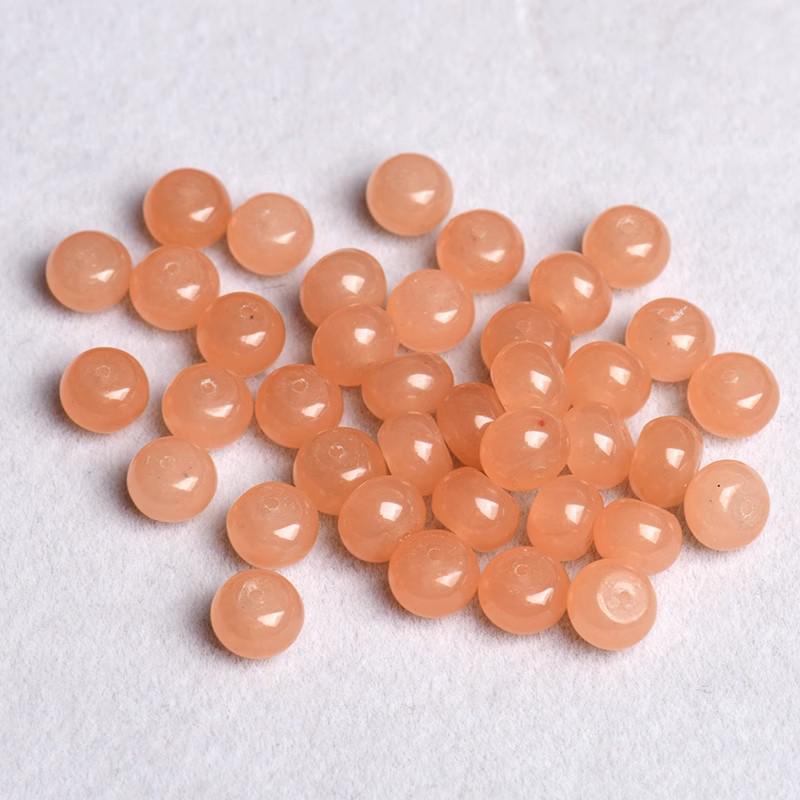 Multicolor Chalcedony and Jasper Disc Spacer Beads - DIY Handmade Jewelry Accessories, Grape Lavender, Free Thread Included