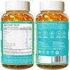 Nutrabud Omega 3 Fischöl Kapseln Dreifache Stärke 2500mg Nahrungsergänzungsmittel EPA DHA Zitronengeschmack Tägliches Wohlbefinden Packung mit 1 60 Stück