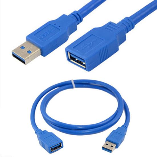 USB 3 A To Female Socket Male Plug Super Fast Extension Cable Cord