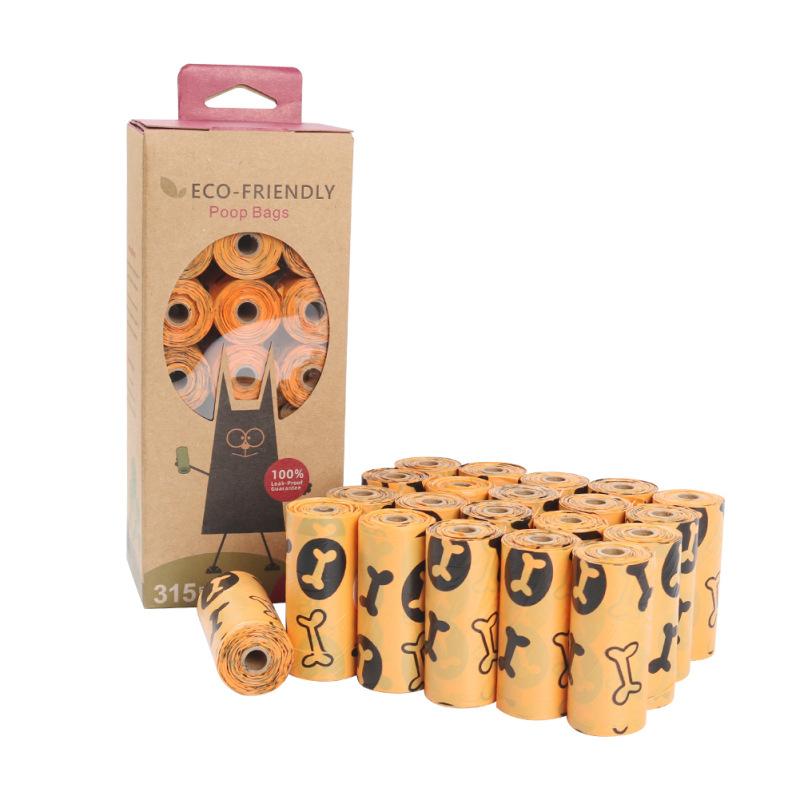 Factory Direct Supply Degradable Dog Poop Bag Bone EPI Pet Garbage Bag Pill Dispenser  ODM Customizable Supplier